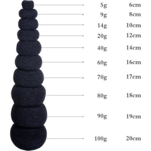 Sponge Braider Women Hair Bun Ring Donut Shaper Maker 11 Sizes Bun Maker Black Wholesale Hair Donut Braider Styling Tool