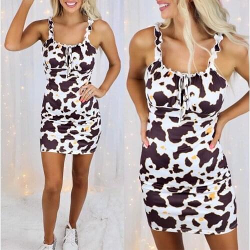 Dress Women Summer Spot 2021 Europe America new summer condole ones morality show thin mini Dresses Casual Vestidos CKX9671