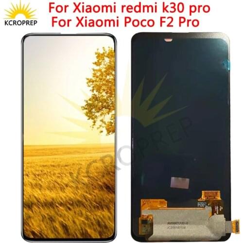 AMOLED For Xiaomi Poco F2 Pro LCD M2004J11G Display Touch Screen Digitizer Replacement For Xiaomi redmi k30 pro LCD