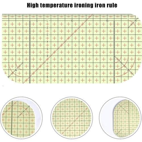 1PCS DIY Patchwork Ruler Quilting Rule Ironing Ruler Measuring Tool Hot Patchwork Tailor Craft Cloth Cutting Rulers Sewing Tools