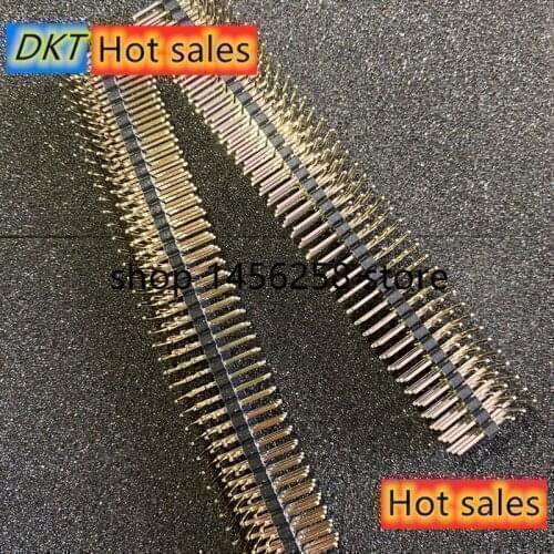 10PCS 3*40P=120P 2.54mm pitch three row needle of curved needle pin 90 degree bend legs connector