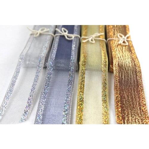 2 Yards Christmas Purple and Gold Wired Ribbon Shiny Wired Ribbon|Christmas Deco|Gift Wrap|Home Deco|Embellishment