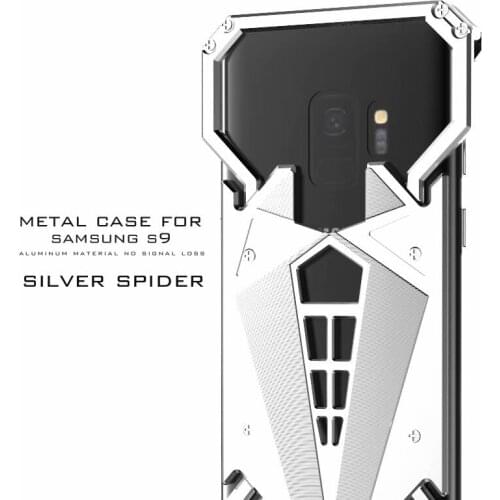 2018 Hot Luxury Shockproof Aluminum Metal Armor Case For Samsung Galaxy S9 PlusAluminium Bumper Case Metal Frame Cover For S9