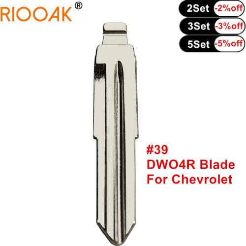 5pcs Car Remote DWO4R #39 Key Blade FOR Buick HRV EXCELLE For Chevrolet Lova Remote Key /Transponder Key Blade Replacement