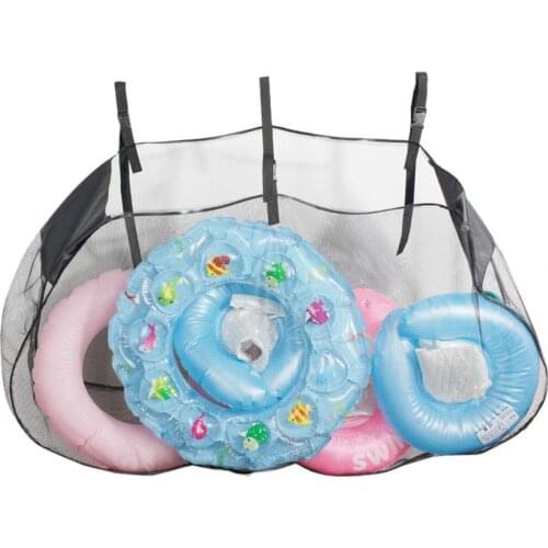 50% Hot Sale Swimming Pool Pouch Universal Easy to Store Elastic Opening Pool Hanging Net Storage Bag for Sports Balls