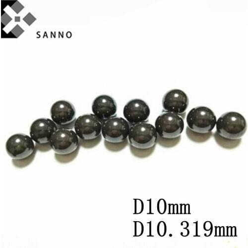 50pcs/pack D10mm D10.319mm precision si3n4 silicon nitride ceramic bearing balls mirror grinding beads media for valve industry
