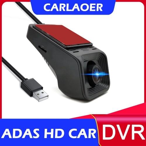 ADAS Car DVRs Full HD Dash Cam Camera LDWS Auto Recorder 2021 Hidden Type for Android Multimedia player DVD Mini DVR USB link