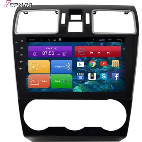 Topnavi 9" Quad Core Android 6.0 Car GPS Navigation for Forester XV 2015 Autoradio Multimedia Audio Stereo,NO DVD
