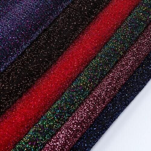 Shiny fabric metallic 2 tone polyester colorful bling party decoration craft shimmer fabric Doll cloth material 1M/lot