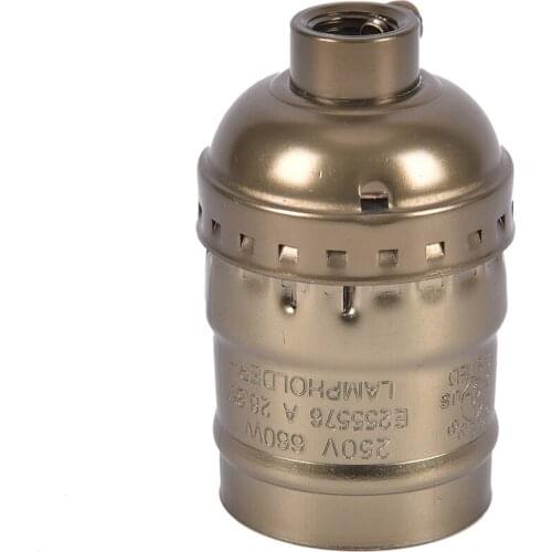 E26/E27 Retro Vintage Edison Screw Bulb Aluminum Shell Base Lamp Bulb Holder Pendant Lighting Socket