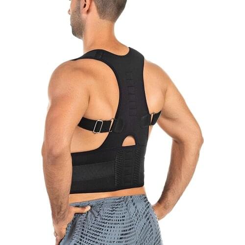 Magnetic therapy posture corrector brace supporter shoulder back support belt menwomen braces and support belt shoulder posture