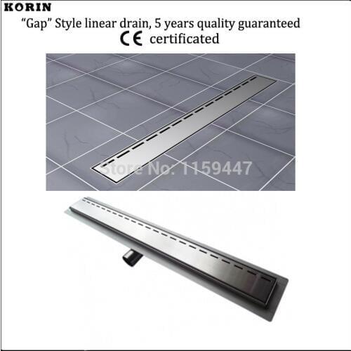 700mm "Gap" Style Stainless Steel 304 Linear Shower Drain, Horizontal Drain, Floor Waste, Deodorant Shower Channel