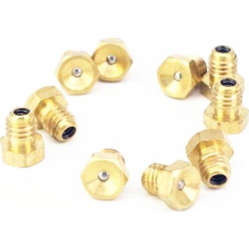 LOT 20 M6x1mm Metric male Thread Flush Straight Grease Zerk Nipple Fitting for machine tool accessory greaseing fittings