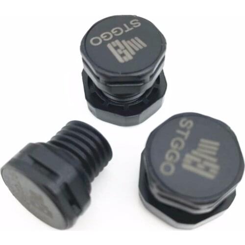 M10*1.5 Stggo Black Protective Pressure Relief Screw-In Vent for Outdoor Lighting or Enclosure