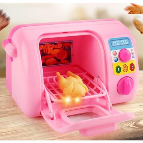 Mini Educational Pretend Simulation Oven Role Play Children Kids Kitchen Toy