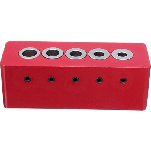 90 Degree Drill Straight Angle Guide Bit Doweling Jig Woodworking Tool Dowel Hole Jig 6/7/8/9/10mm Bit Wood Punch Locator Red