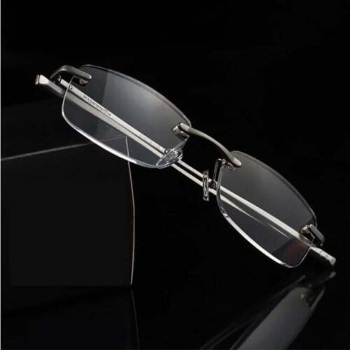 New high-grade ultra-light aluminum alloy aluminum magnesium presbyopic glasses for men and