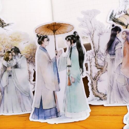 12pcs Ancient style boy couple stickers/Scrapbooking Stickers /Decorative Sticker /DIY Craft Photo Albums
