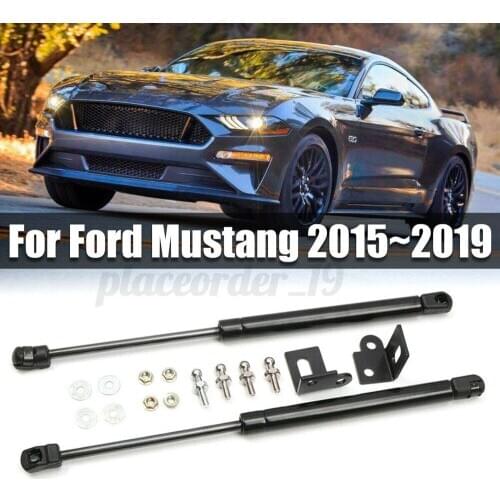 Fit for Ford Mustang 2015-2019 engine cover hydraulic rod gas spring non-destructive modification
