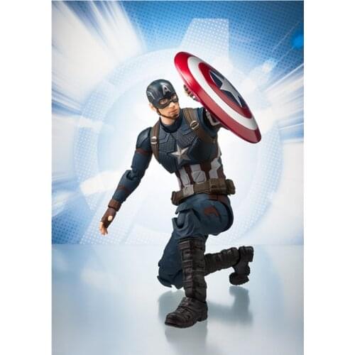 Marvel Superhero Avengers Captain America Movable Doll Toy Doll Boys Can Decorate Gifts At Home