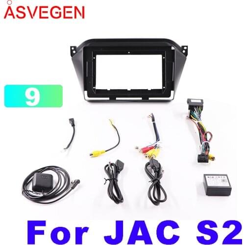Asvegen Car RadioFrame For JAC S2 Car Dvd Frame Install Panel Dash Mount Installation Dashboard