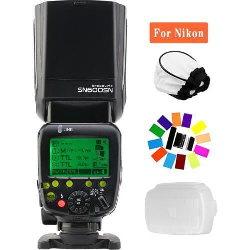 SHANNY SN600N i-TTL HSS 1/8000s Flash Speedlite for Nikon D7300 D7200 D7100 D7000 D5500 D5300 D5200 D5100 D5000 D750 D610 D600