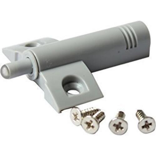 SHGO Hot 10x Soft Quiet Close Kitchen Cabinet Door Drawer Closer Damper Buffers+Scr Grey