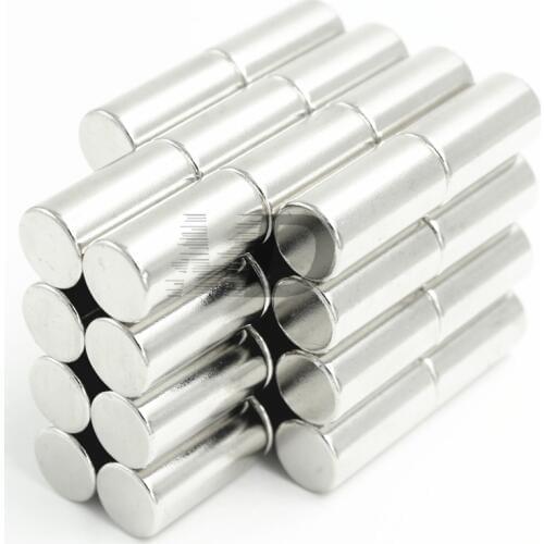 5pcs Neodymium N35 Dia 10mm X 20mm Strong Magnets Tiny Disc NdFeB Rare Earth For Crafts Models Fridge Sticking magnet 10x20mm