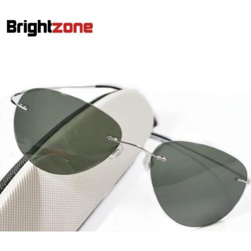 New Arrival Free Shipping High Grade Brand 100% Beta Pure Titanium Polarized Sunglasses Myopia Prescription Polarized Sun-lens