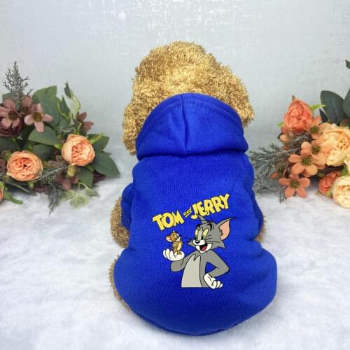 Cat and Mouse Pet Dog Sweater Dog Sweatshirt Dog Hoodie Winter Warm Dog Clothes Golden Retriever Labrador Dog Clothing