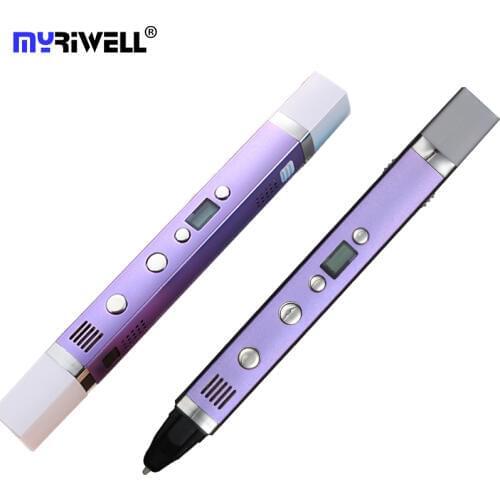 Myriwell USB Power 3D Pen Art Smart Drawing Pen Printing 3D Pens Kids Creative Education Toy Innovate Handle Doodle Pen 3D Model