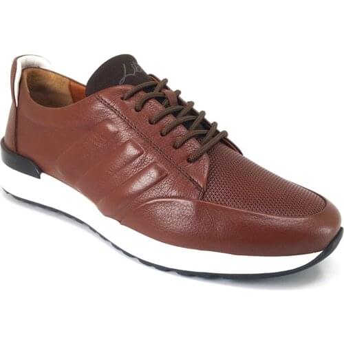 2021 Trend Yeni Sezon Model %100 Deri Ayakkabı İle Kişiye Özel ve Rahat Taba 3047 Libero Günlük Erkek Ayakkabı