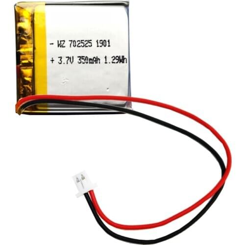 3.7v polymer lithium battery 702525 (350mAh) Bluetooth speaker smart water cup digital product