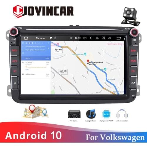 JOYINCAR 2 Din Android 9.1 Car radio GPS Navi For VW Passat B6 volkswagen Skoda Octavia 2 superbJetta T5 golf 5 6 Multimedia