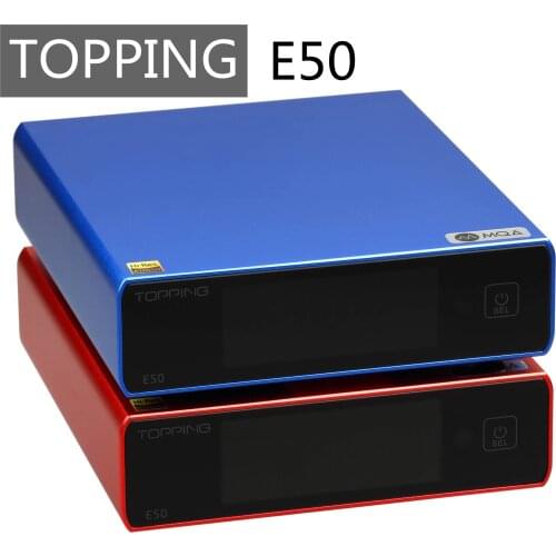 TOPPING E50 MQA DAC Decoder ES9068AS chip PCM 32Bit/768kHz DSD512 with Remote Control Best Partner for TOPPING L50