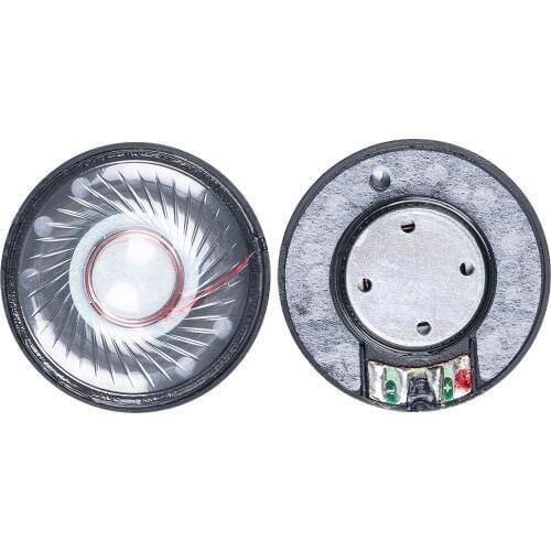 40mm headphone Speaker For Bluetooth Headphone Diy HifI Headset Driver 112db 32ohm Earphone Repair Parts Neodymium On Sale 2pcs