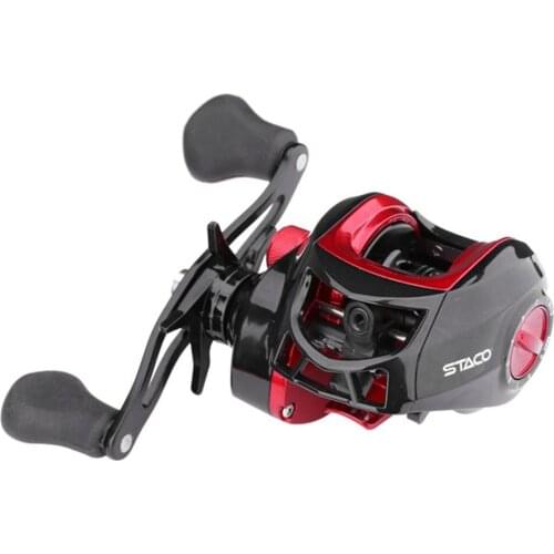 Baitcasting Reel Magnetic Brake System Reel 4+1BB Carbon Steel 7.2:1 High Speed Fishing Reel For Carp Reel Fishing Accessories