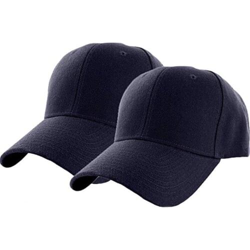 2PC Women Men Hat Curved Sun Visor Light Board Solid Color Baseball Cap Men Cap Outdoor Sun Hat Adjustable Sports Caps in Summer