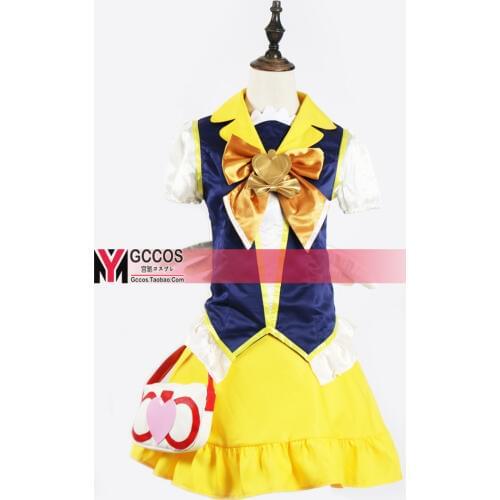 KiraKira Pretty Cure A La Mode Cosplay Costume PreCure Happiness Charge Cure Honey Uniform Cosplay Clothing Costume