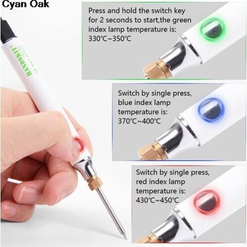 2021 Hot Mini Kit 5V 8W USB Powered Electric Soldering Solder Iron Pen Fast Hand Welding Tools Kit