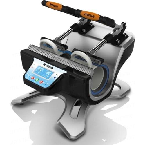 Mug Heat Transfer Machine 110V/220V Mini Cup Sublimation Machine Double Station Mug Presser Heat Printing Machine ST-210