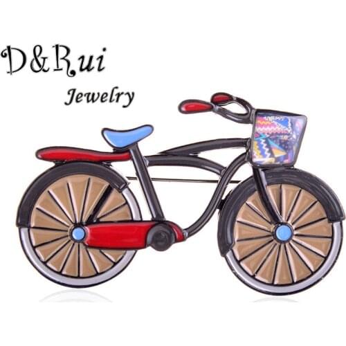 Enamel Bike Brooches And Pins Fashion Jewelry Brooch Alloy Vehicle kids Christmas Pin Men Women Suits Dress Hat Collar Pin Gift