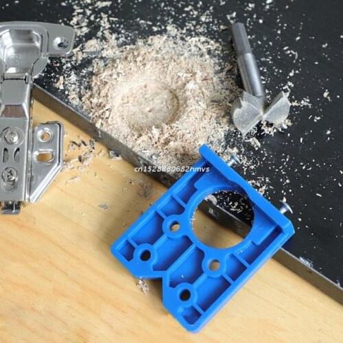 35mm Hinge Jig Hinge Installation Wood Drill Guide Locator Hinge Hole Opener Boring Furniture Door Cabinets Tool For Dropship