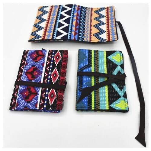 Portable Cigarette Tobacco Bag With Cigarette Holder Metal pipe Rolling Paper Storage Pouch Tobacco Pouch Paper Holder