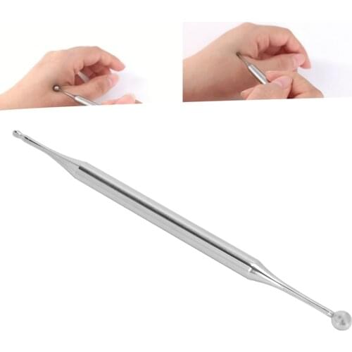 Professional Stainless Steel Ear and Body Point Probe Acupuncture Point Massage Pen Portable Handle Massage Tool Ear Care Tool