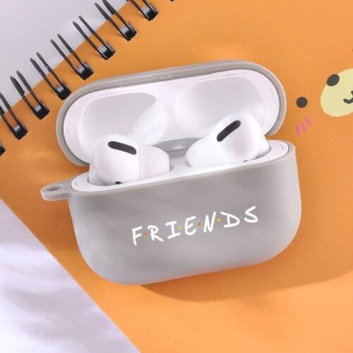 TV Friends Girls Grey Earphone Case For Airpods 3 Case Charging Box Case For AirPods Pro Case Soft Protective Cover Accessories