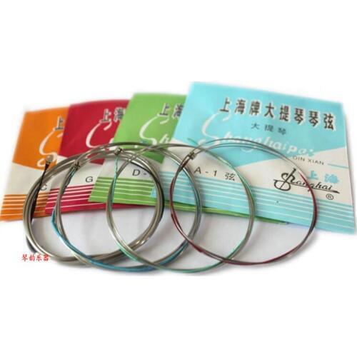 Shanghai brand cello strings, steel strings, string sounds, good price, excellent price