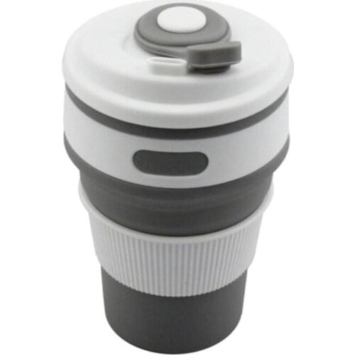 Silicone Coffee Mugs Travel Collapsible Cup Folding Water Cups Drinking Ware Mug Tea Coffee Cups
