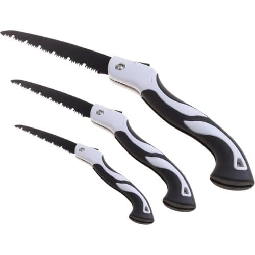 U-Shaped Turbine Folding Pruning Saw Safety Camping Hiking Hunting Outdoor Sawtooth Collapsible Woodworking Cutting Tools