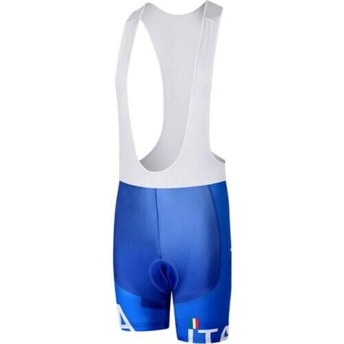 Cool blue color italia cycling clothing Quick Dry Mtb bike ropa ciclismo summer cycling bib shorts only